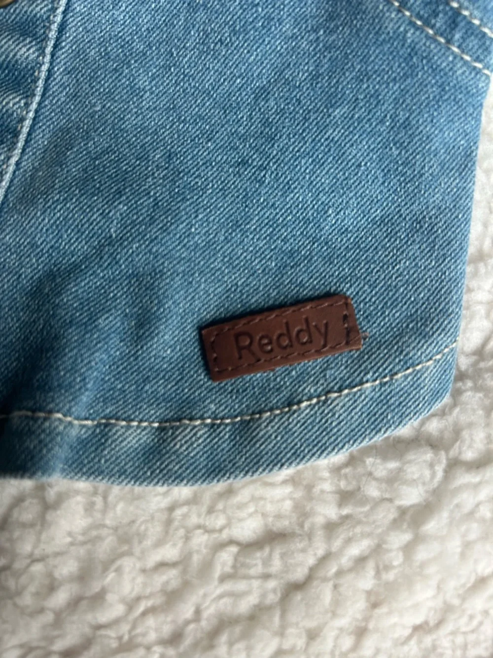 New Reddy denim dog dress M